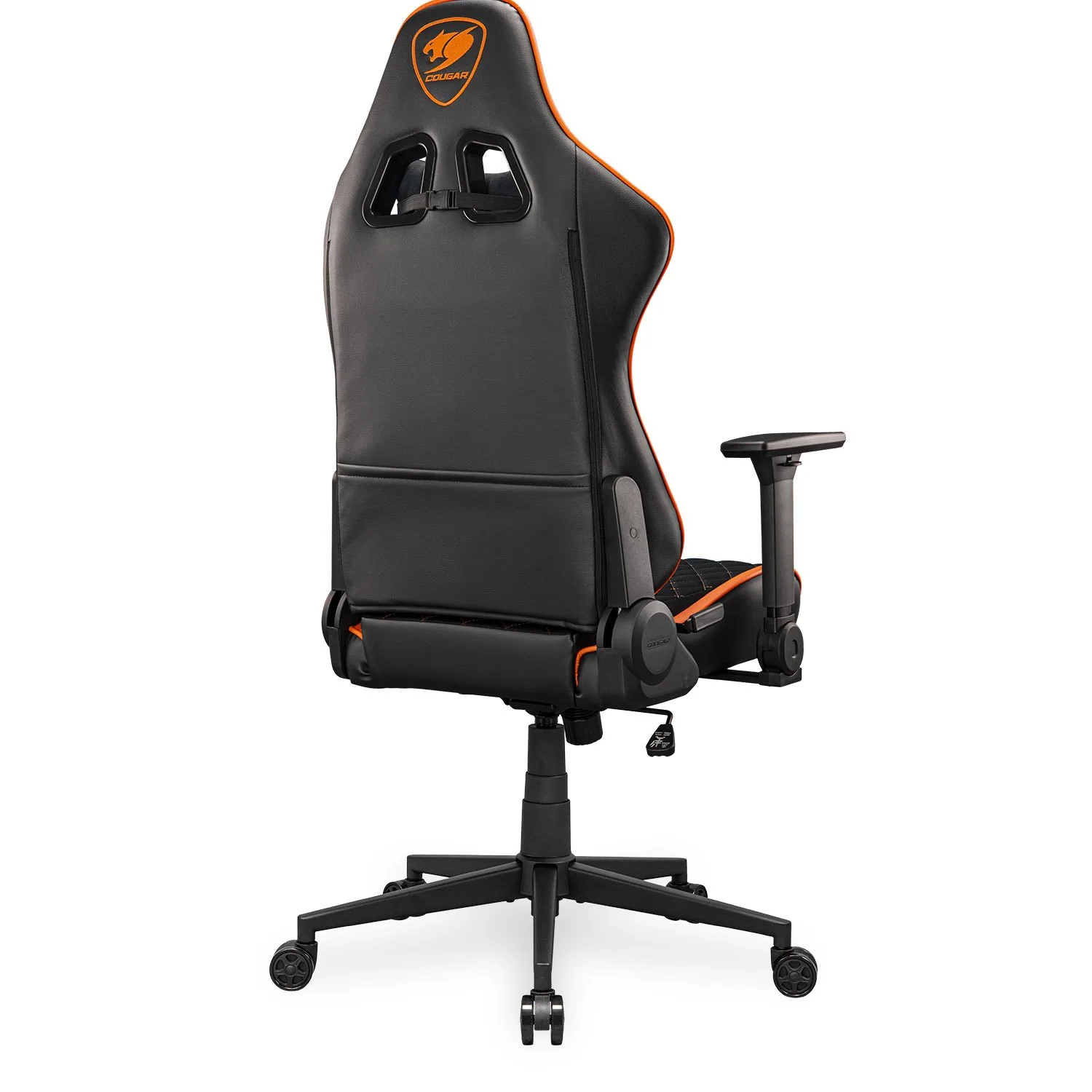 COUGAR herní židle ARMOR ONE V2 F (Tkaná látka) - černá oranžová