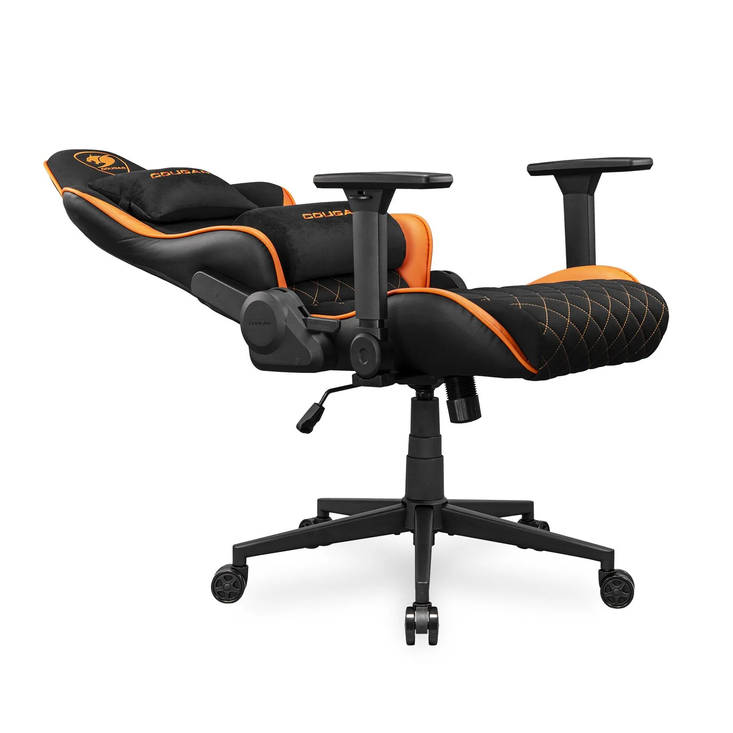 COUGAR herní židle ARMOR ONE V2 F (Tkaná látka) - černá oranžová