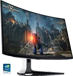Alienware AW3225QF - OLED monitor - hraní her - zakřivená - 32" (31.62" zobrazitelný) - 3840 x 2160 4K @ 240 Hz - 1000 cd/m? - 1500000:1 - DisplayHDR 400 True Black - 0.03 ms - 2xHDMI, DisplayPort - s 3 roky Advanced Exchange Service and Premium Panel Exc