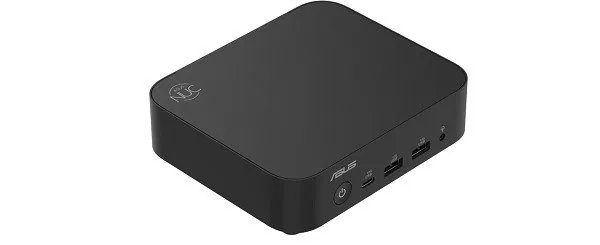 ASUS NUC 14 Essential Kit RNUC14MNK3500002 - Barebone - mini PC 1 x N-series N355 / až 3.9 GHz - RAM 0 GB - UHD Graphics - Gigabit Ethernet, 2.5 Gigabit Ethernet, IEEE 802.11ax (Wi-Fi 6E), Bluetooth 5.3 - černá