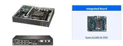 SUPERMICRO 1U server 1xXeon D-2123IT 4x DDR4 ECC RDIMM, SSD M.2 NVMe PCIe4 SPI Capable Vertical