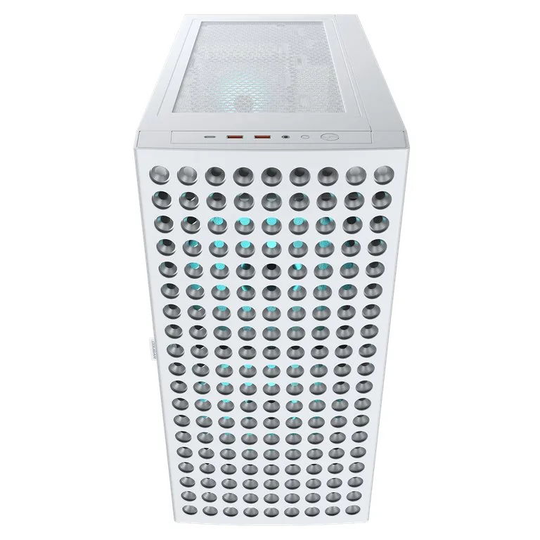 COUGAR PC skříň AIRFACE ECO RGB White Mid Tower Airflow 2 x 180mm ARGB PWM Fans 1x 120mm ARGB Fan