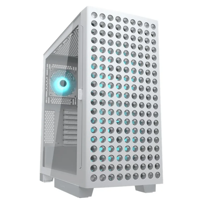 COUGAR PC skříň AIRFACE ECO RGB White Mid Tower Airflow 2 x 180mm ARGB PWM Fans 1x 120mm ARGB Fan