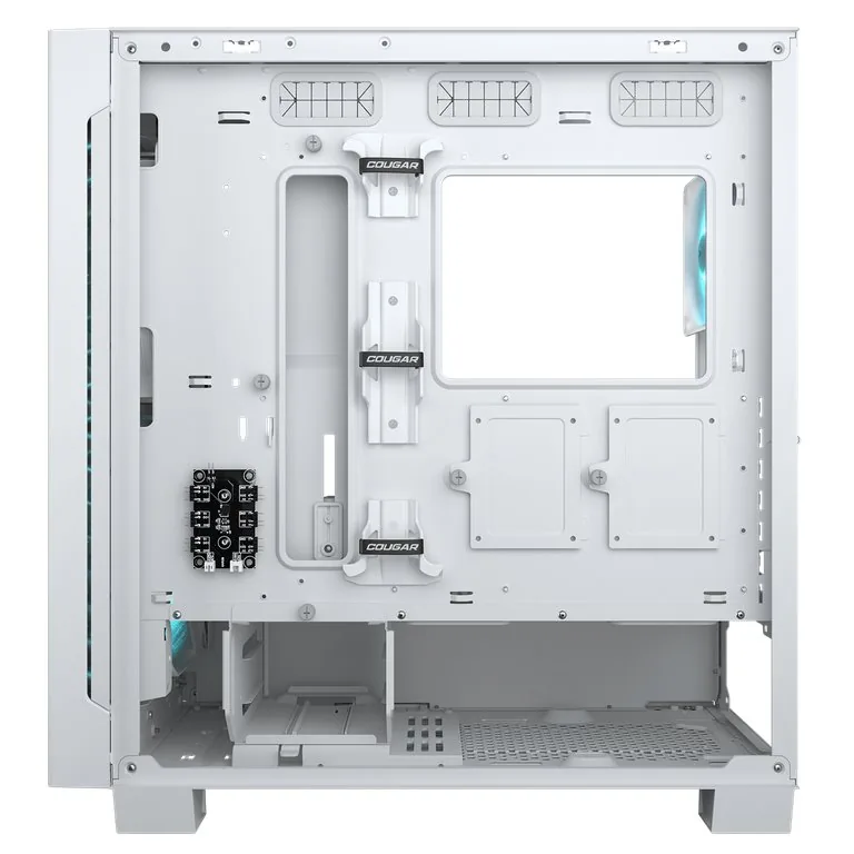 COUGAR PC skříň AIRFACE ECO RGB White Mid Tower Airflow 2 x 180mm ARGB PWM Fans 1x 120mm ARGB Fan