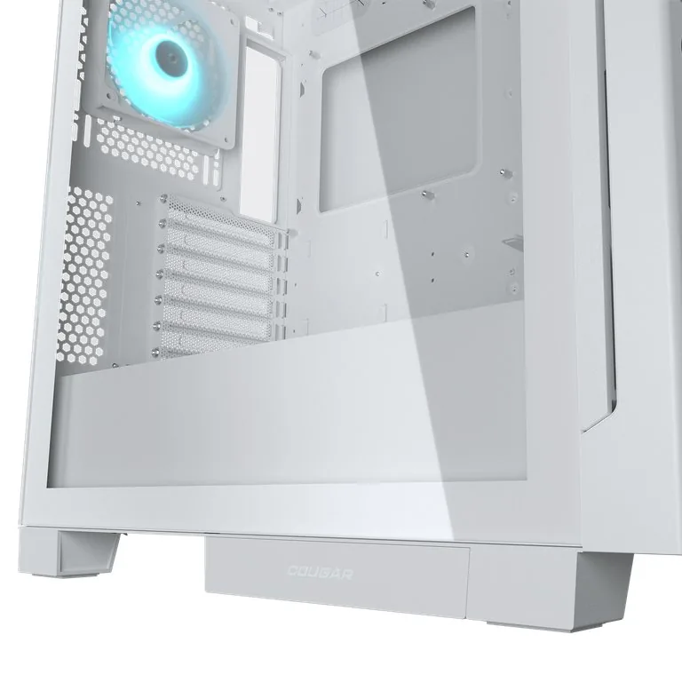 COUGAR PC skříň AIRFACE ECO RGB White Mid Tower Airflow 2 x 180mm ARGB PWM Fans 1x 120mm ARGB Fan