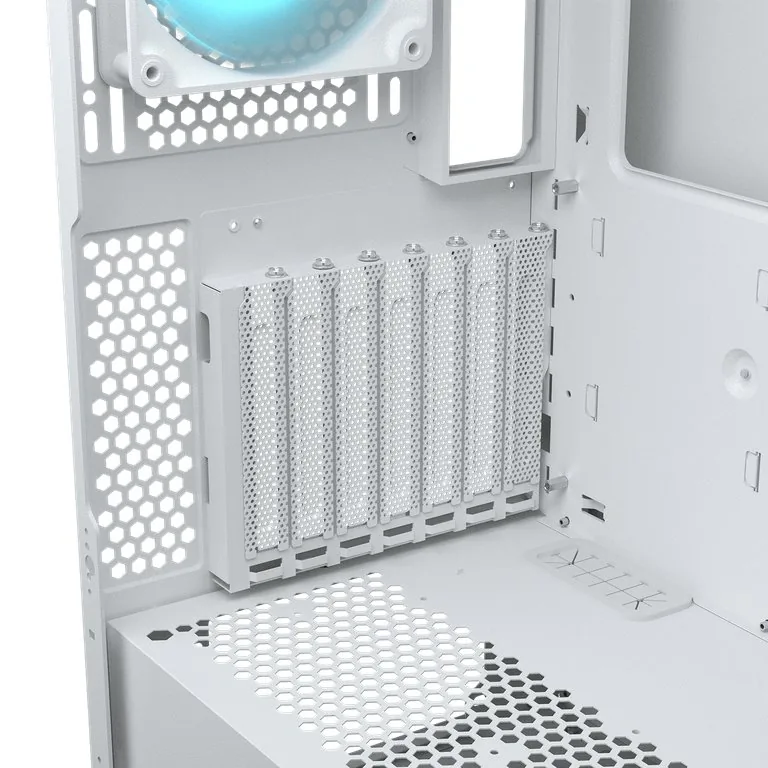 COUGAR PC skříň AIRFACE ECO RGB White Mid Tower Airflow 2 x 180mm ARGB PWM Fans 1x 120mm ARGB Fan