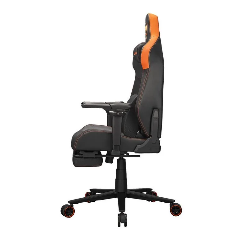 COUGAR herní židle ARMOR EVO M - černá oranžová - s podnožkou