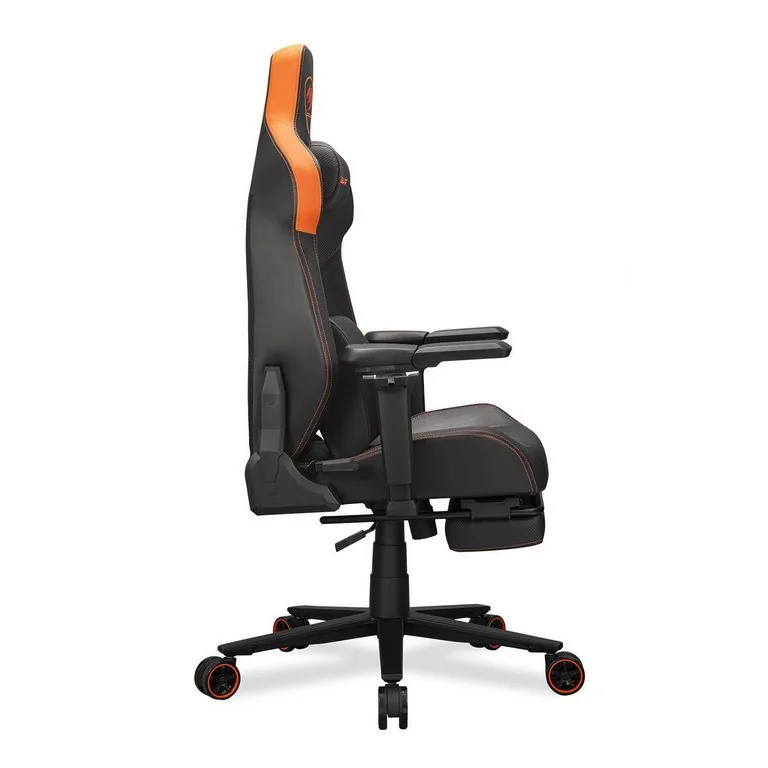 COUGAR herní židle ARMOR EVO M - černá oranžová - s podnožkou