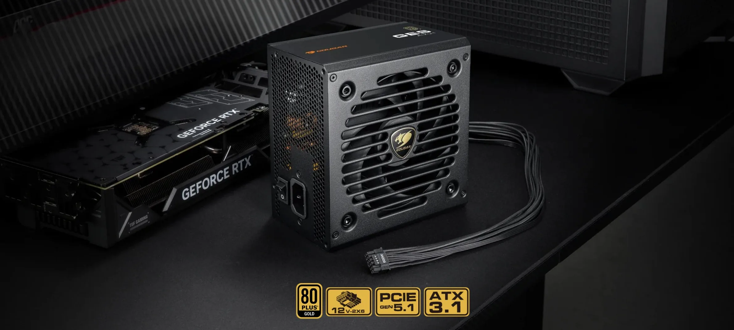 COUGAR PC zdroj GES 750W 80+ Gold