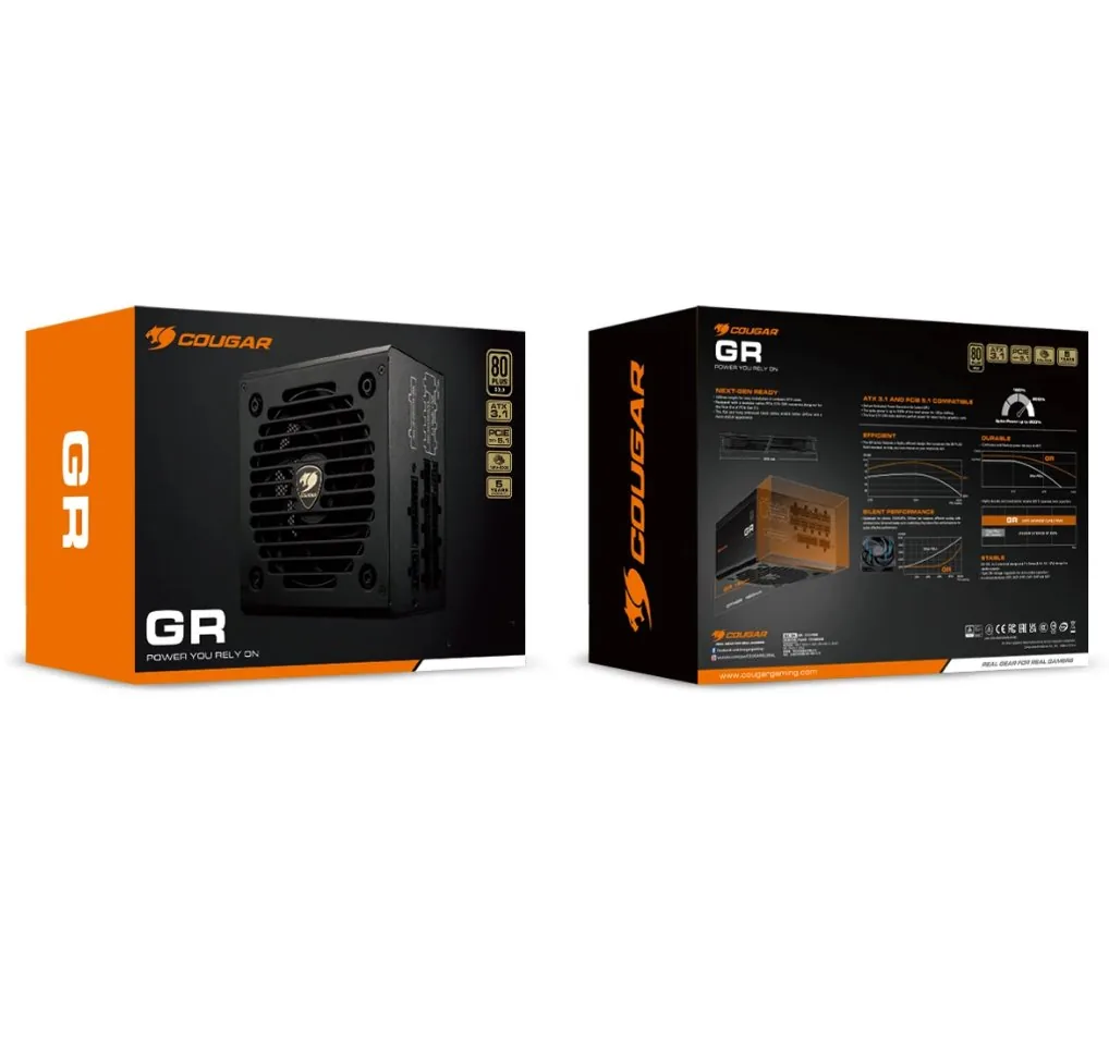 COUGAR PC zdroj GR 750W 80+ Gold, Fully modular