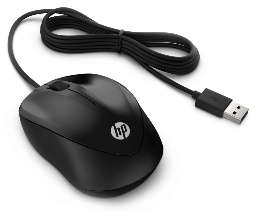 HP X1000 Myš drátová, černá, 1200DPI
