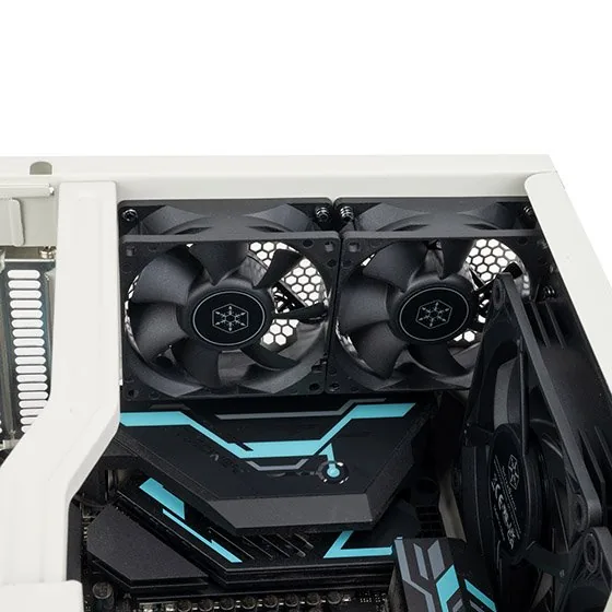 SilverStone Retro FLP01 bílá, HTPC Desktop, ATX