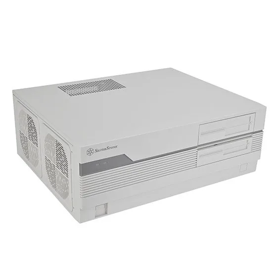 SilverStone Retro FLP01 bílá, HTPC Desktop, ATX
