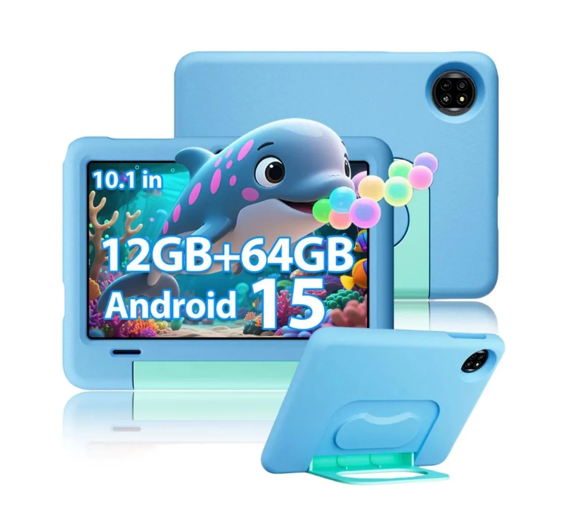 BLACKVIEW Tab 20 Kids BLUE WiFi 10.1-inch 800x1280 HD 60Hz Unisoc Tiger T310 2Hz 4GB + 64GB 6600mAh Cam 5MP 8MP WiFi5