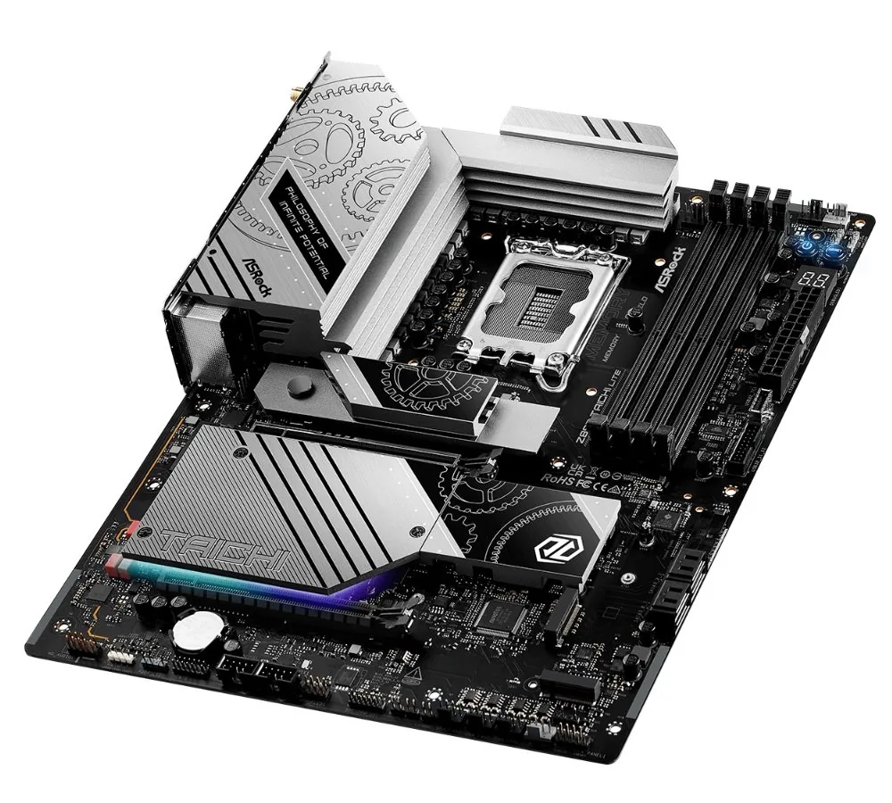 MB Asrock Z890 TAICHI LITE LGA1851 4xDDR5 M.2 W7+BT5.4 HDMI TB4 ATX