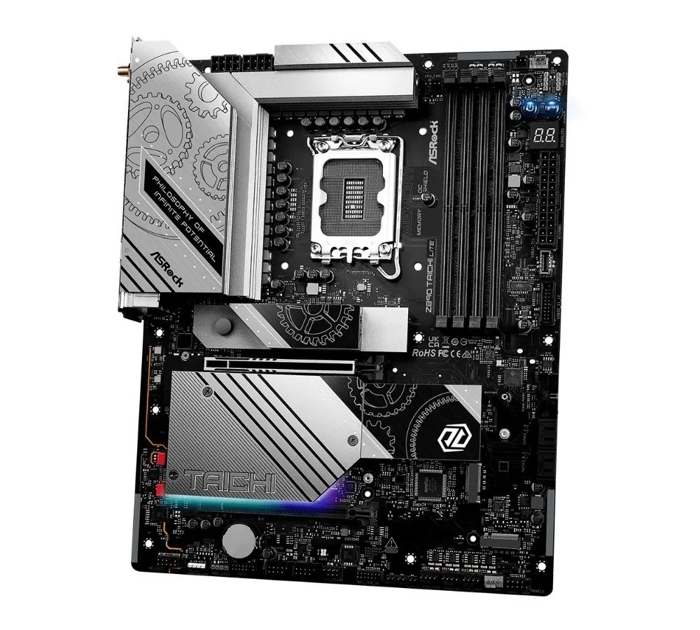 MB Asrock Z890 TAICHI LITE LGA1851 4xDDR5 M.2 W7+BT5.4 HDMI TB4 ATX