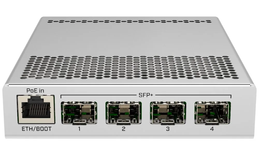 MikroTik Cloud Router Switch CRS305-1G-4S+IN, Dual Boot (SwitchOS, RouterOS)