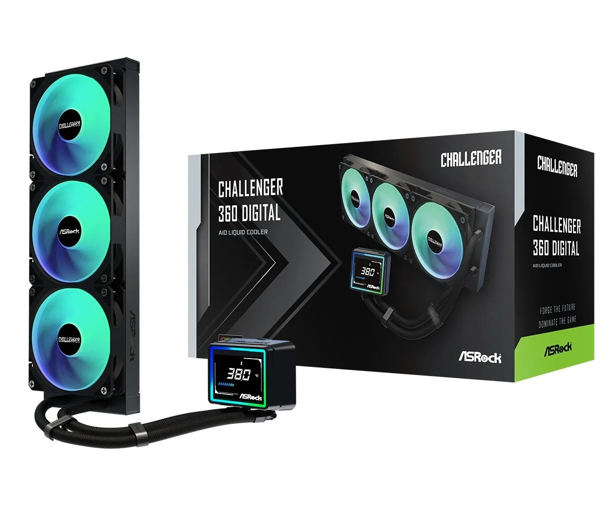 AIOCOOL Asrock Challenger 360 Digital, ARGB, 360mm