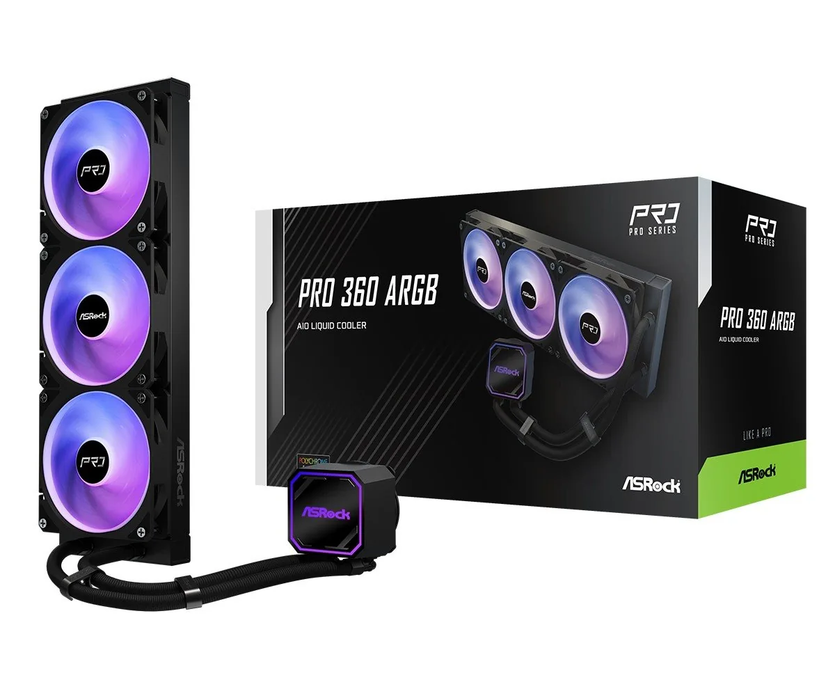 AIOCOOL Asrock Pro 360 ARGB, 360mm