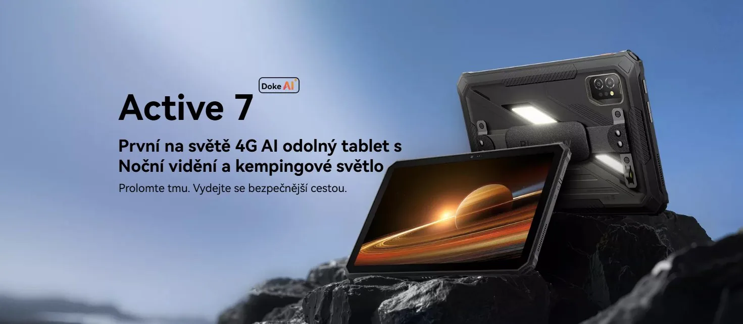 BLACKVIEW Rugged Tab Active 7 LTE 8GB 128GB 11",BLACK,Helio G81 Octa-core 2.0GHz,13MP 16MP+20MP,Night vision,Android 15