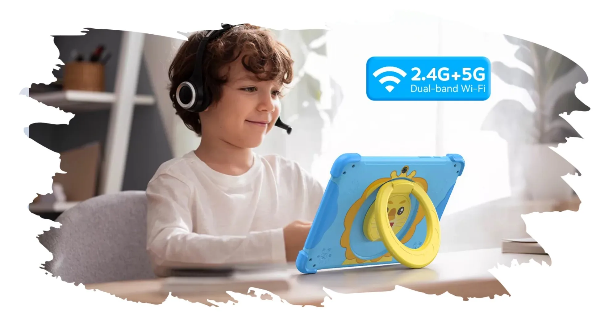 BLACKVIEW LINK 1 Kids BLUE 8.68"IPS 1340x800,4 64GB,Quad-core 2.0GHz,5+8MP,5000mAh,WiFi6,BT 5.0,Android 16