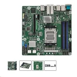 ASRock Rack B650D4U3-2L2Q BCM - AM5, B650E, 4xDDR5 ECC nonECC UDIMM, 4x SATA, 1xM.2, 3x PCIe, 2x1GB + 2x25GB Lan, IPMI