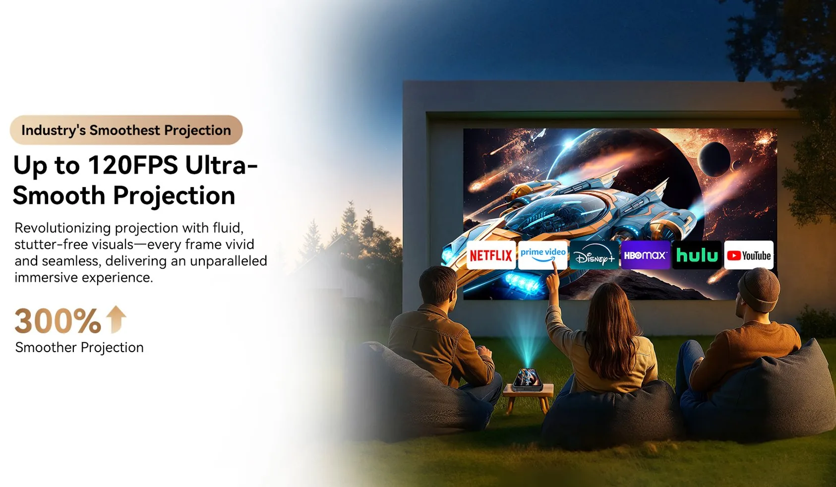 BLACKVIEW Rugged XPLORE 2 Projector Black,6.73" AMOLED 3200x1440 120Hz 12 256Gb MT 8300 Octa-Core 3.35GHz,50+20MP,NightV