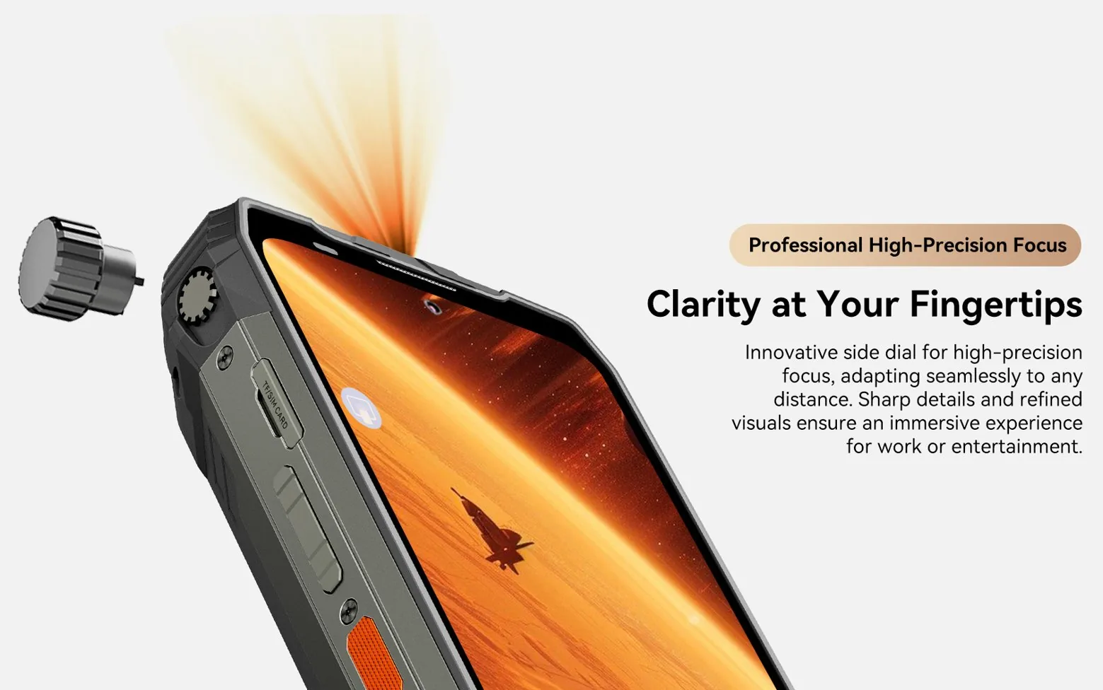 BLACKVIEW Rugged XPLORE 2 Projector Black,6.73" AMOLED 3200x1440 120Hz 12 256Gb MT 8300 Octa-Core 3.35GHz,50+20MP,NightV