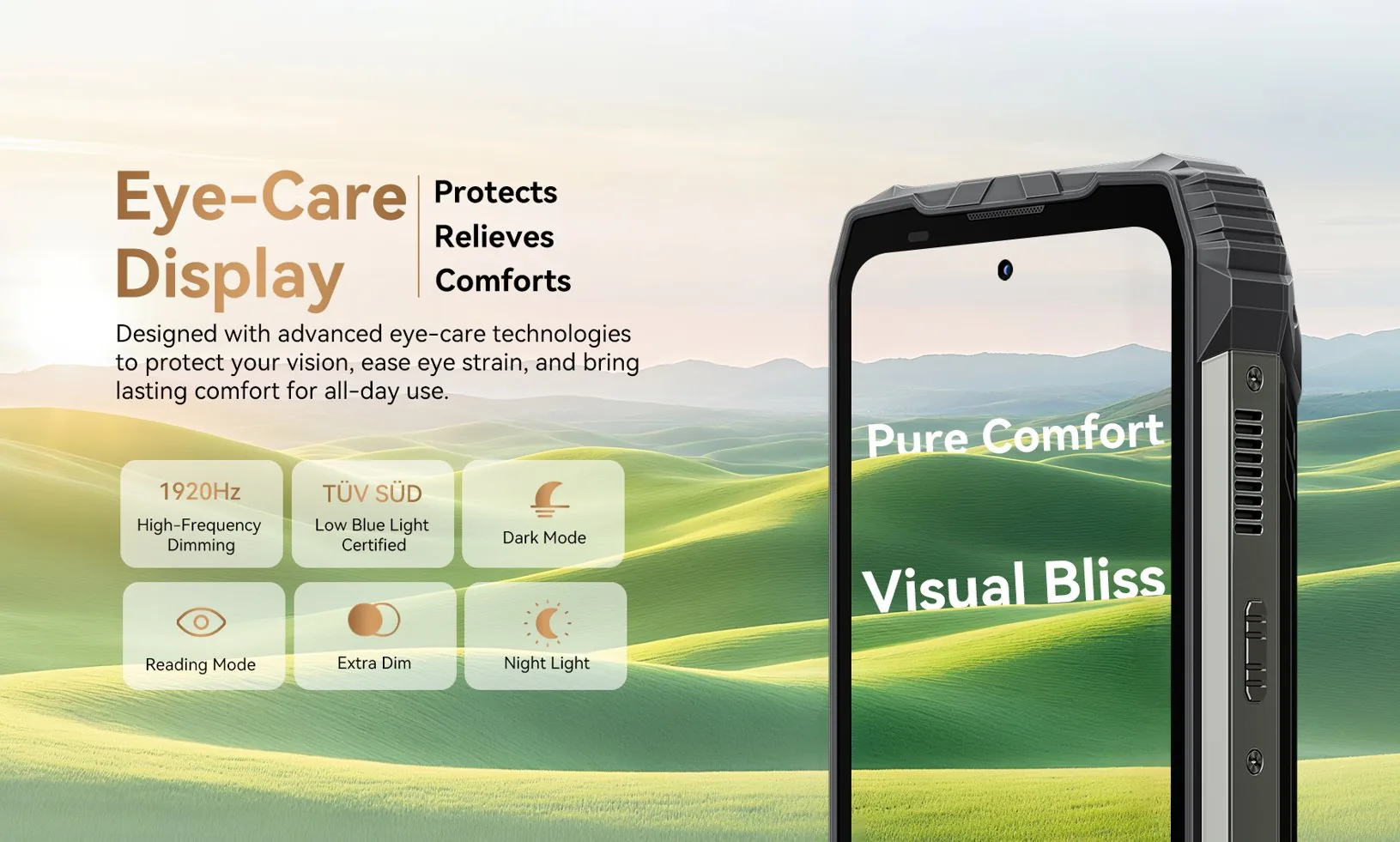 BLACKVIEW Rugged XPLORE 2 Projector Black,6.73" AMOLED 3200x1440 120Hz 12 256Gb MT 8300 Octa-Core 3.35GHz,50+20MP,NightV