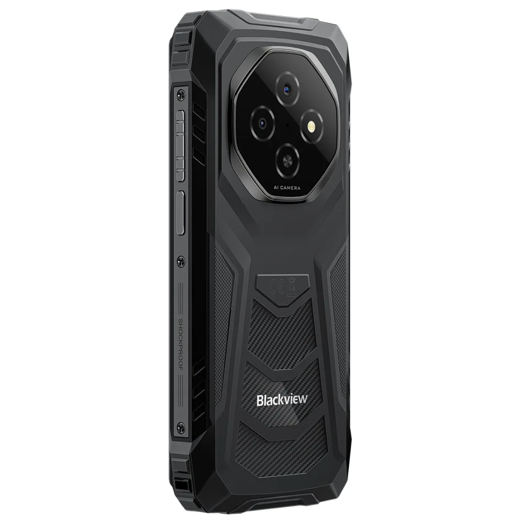 BLACKVIEW Rugged FORT1 LTE 6.56" BLACK,HD+ 1612x720,6+256GB,T615 Octa-Core 1.8GHz,8MP 16+2MP,NFC,10000mAh,Android 15