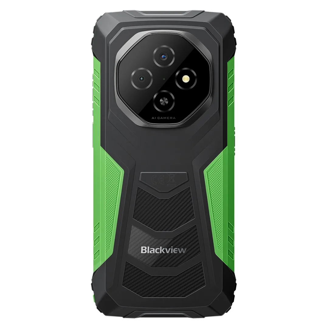 BLACKVIEW Rugged FORT1 LTE 6.56" GREEN,HD+ 1612x720,6+256GB,T615 Octa-Core 1.8GHz,8MP 16+2MP,NFC,10000mAh,Android 15