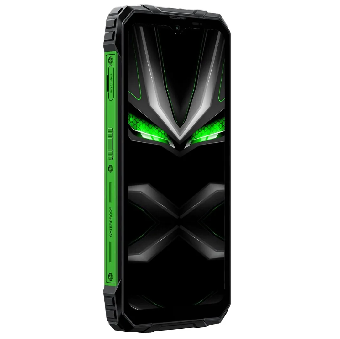 BLACKVIEW Rugged FORT1 LTE 6.56" GREEN,HD+ 1612x720,6+256GB,T615 Octa-Core 1.8GHz,8MP 16+2MP,NFC,10000mAh,Android 15