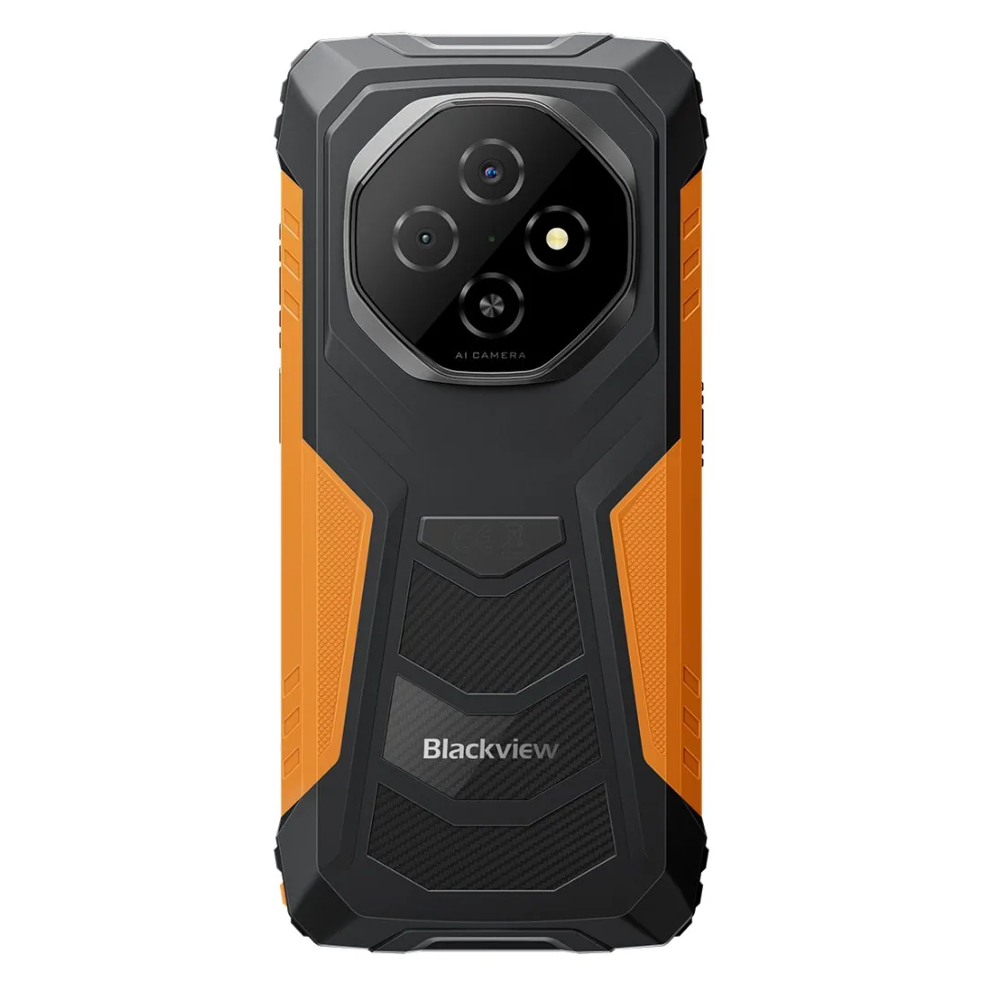 BLACKVIEW Rugged FORT1 LTE 6.56" ORANGE,HD+ 1612x720,6+256GB,T615 Octa-Core 1.8GHz,8MP 16+2MP,NFC,10000mAh,Android 15