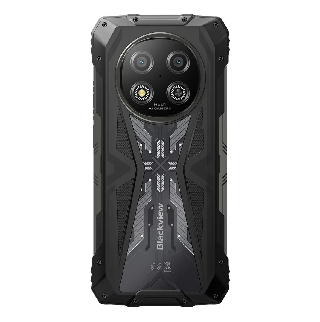 BLACKVIEW Rugged ROCK 2 5G 6.67" BLACK,HD+ 1640x720,12+256GB,T8100 Octa-Core 2.2GHz,13MP 16MP,NFC,15000mAh,Android 16