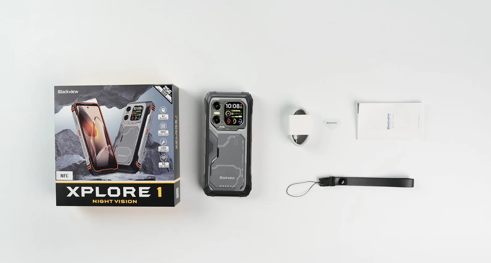 BLACKVIEW Rugged XPLORE 1 5G 6.78",FHD 2460x1080,12+256GB,Octa-core 2.4Ghz,50+64MP+20MP,Night,20000mAh,Android 15