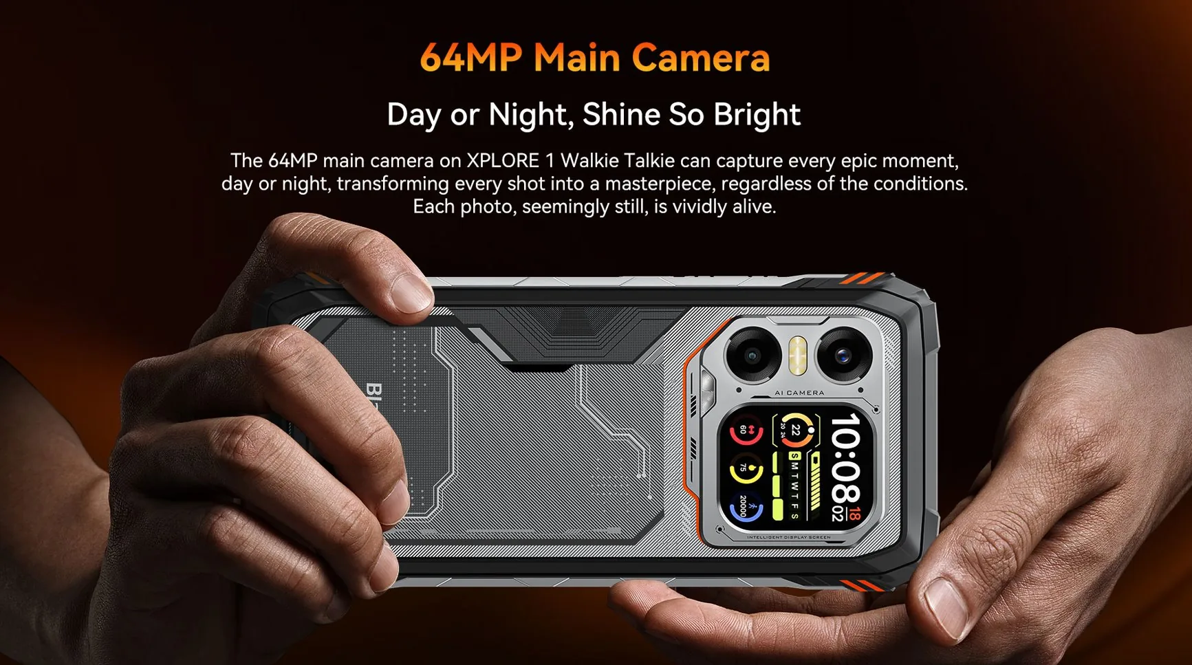 BLACKVIEW Rugged XPLORE 1 WT 5G 6.78",FHD 2460x1080,12+256GB,Octa-core 2.4Ghz,50+64MP+20MP,Night,20000mAh,Andr 15