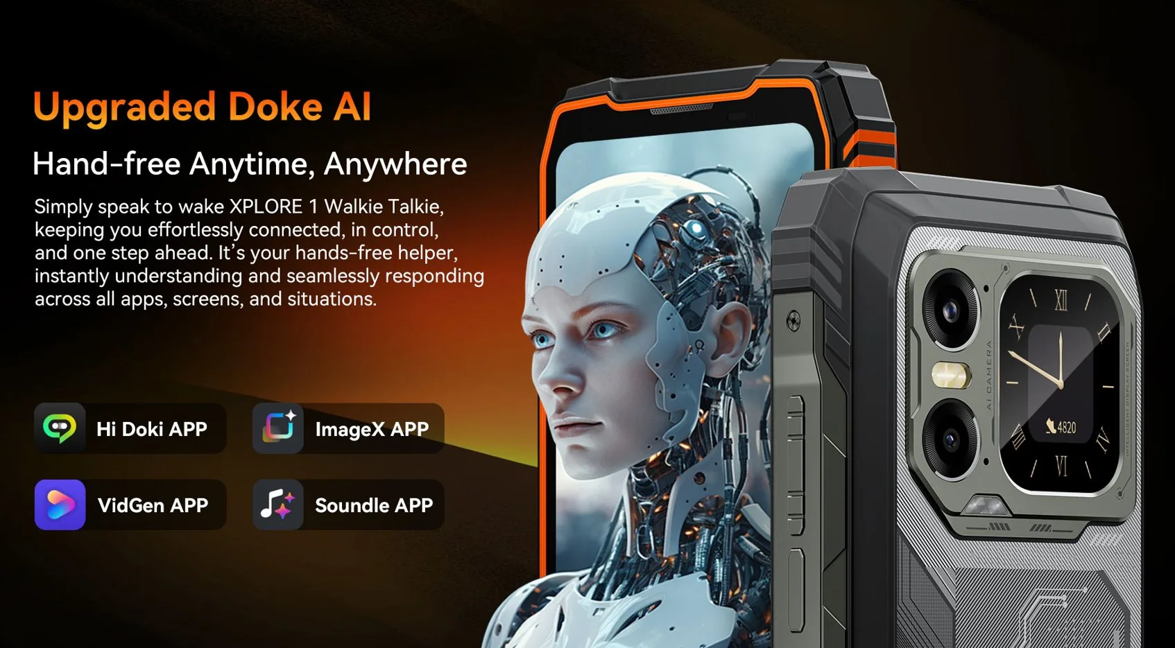 BLACKVIEW Rugged XPLORE 1 WT 5G 6.78",FHD 2460x1080,12+256GB,Octa-core 2.4Ghz,50+64MP+20MP,Night,20000mAh,Andr 15