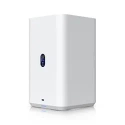 Ubiquiti UniFi dvoušachtové síťové úložiště NAS, 2.5 GbE, USB-C, bílé provedení