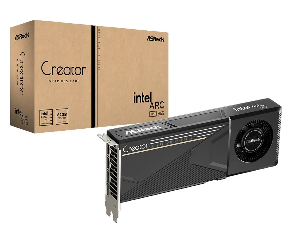 GPU Asrock Intel Arc Pro B65 Creator 32G GDDR6