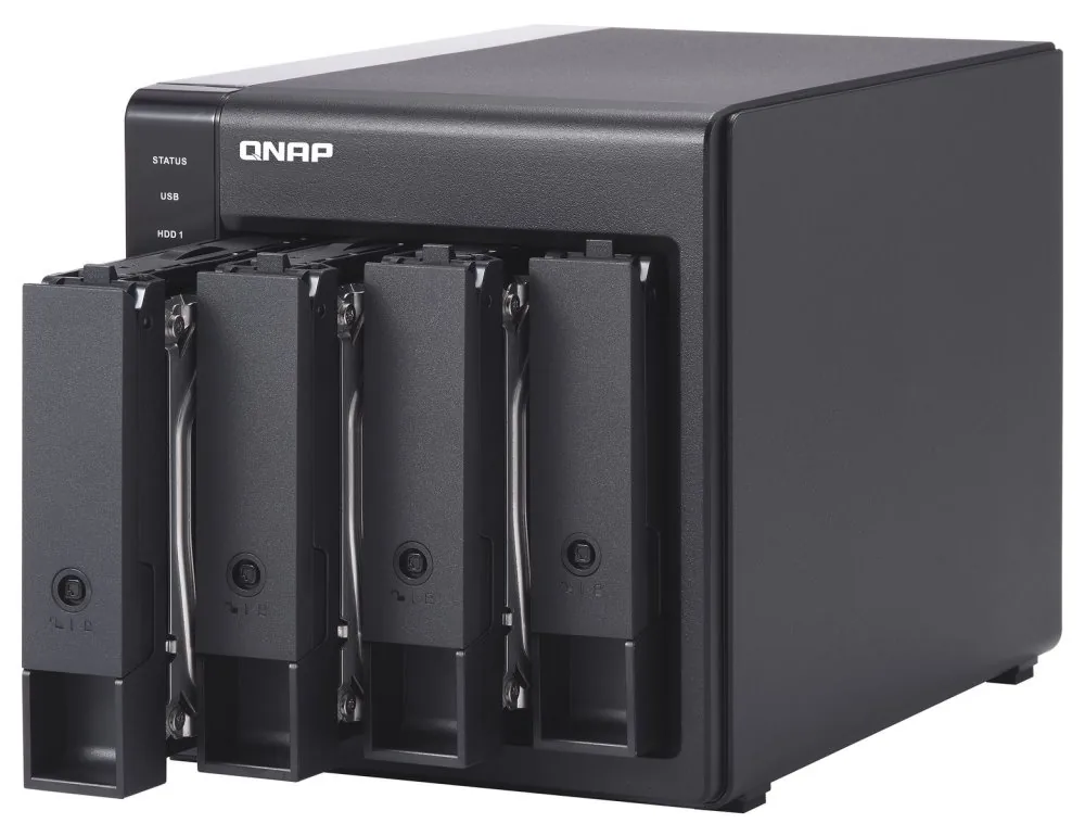 QNAP TR-004, Tower, 4-bay rozšiřovací jednotka s podporou RAID na USB 3.1 pro NAS PC
