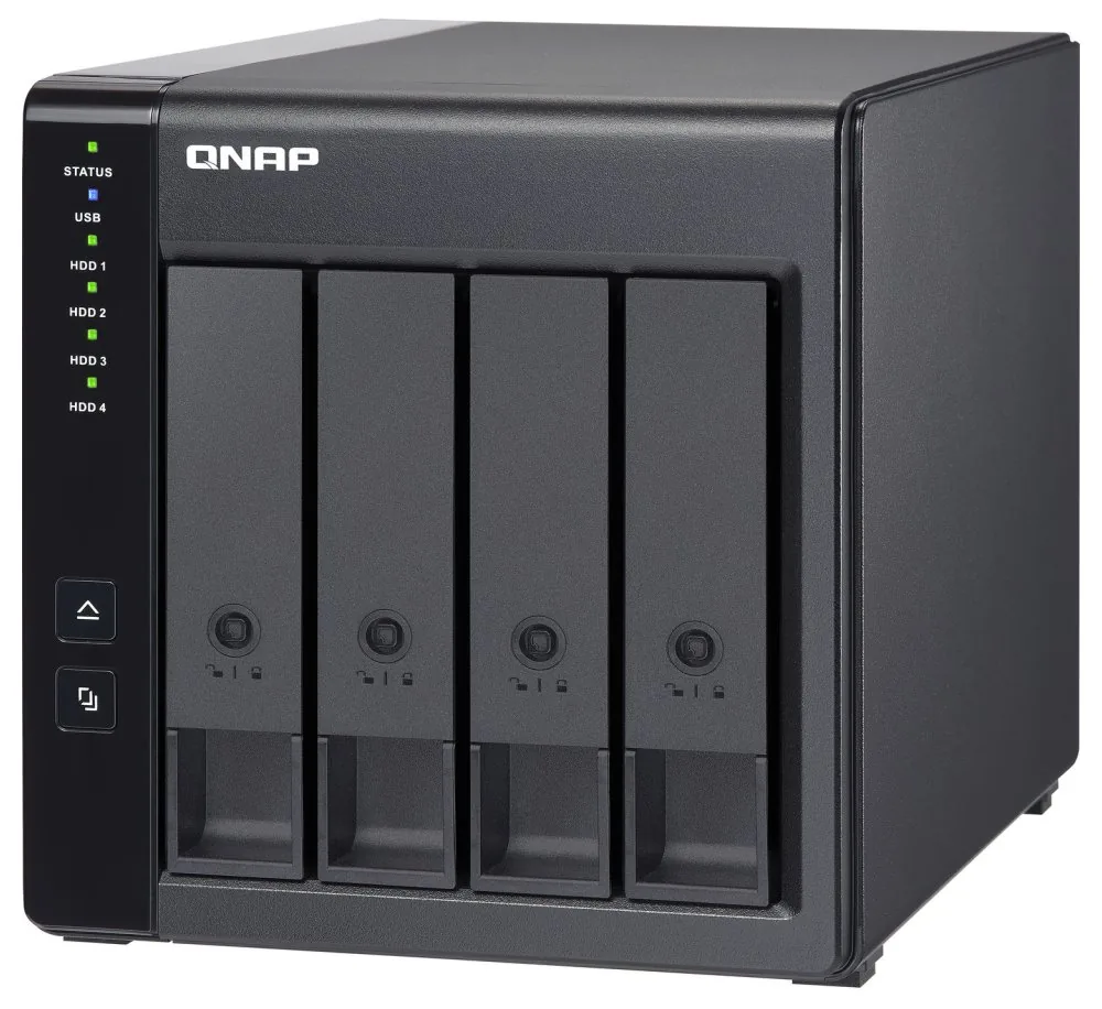 QNAP TR-004, Tower, 4-bay rozšiřovací jednotka s podporou RAID na USB 3.1 pro NAS PC