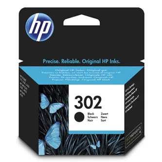 HP 302 - 3.5 ml - černá - originální - inkoustová cartridge - pro Deskjet 1110, 21XX, 36XX; ENVY 45XX; Officejet 38XX, 46XX, 52XX
