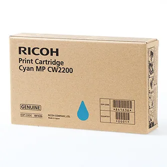 Ricoh originální ink 841636, cyan, Ricoh MPC W2200SP