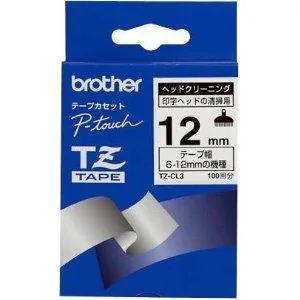 Brother TZe-CL3 - Role (1,2 cm) 1 kazeta/y čisticí páska - pro Brother PT-D210, D600, H110; P-Touch GL-H105, PT-3600, D210, D450, D800, E100, E550, H500