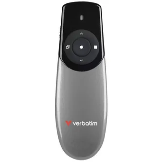 Bezdrátový prezentér Focus, 2.4Ghz, šedá/černá, Verbatim