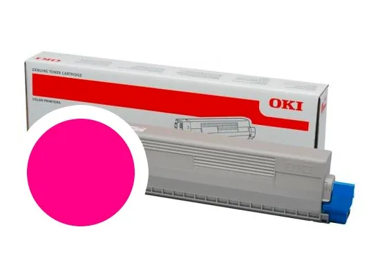 OKI originální toner 47095702, magenta, 5000str., OKI C824, 834, 844