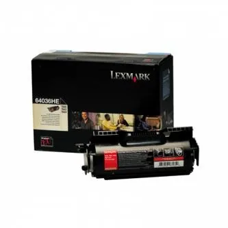 Tonerová cartridge Lexmark, black, 64036HE - poškození obalu C (viz. popis)