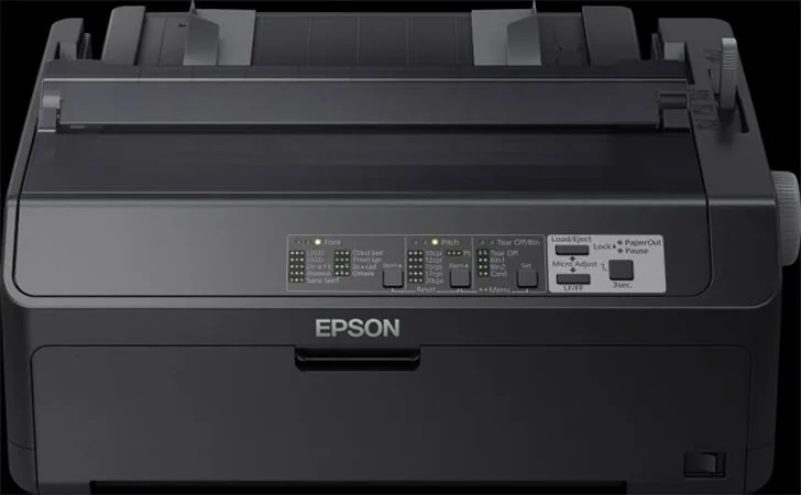 Epson LQ 590II - Tiskárna - Č/B - jehličková - Role (21,6 cm), JIS B4, 254 mm (šířka) - 360 x 180 dpi - 24 pin - až 584 znaků/s - paralelní, USB 2.0