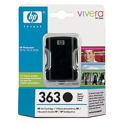 Inkoustová cartridge HP C8721EE, black, No. 363 - expirace (2020)