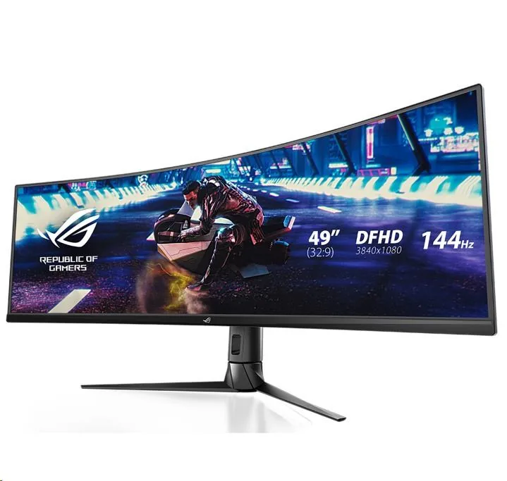 ASUS ROG STRIX XG49VQ 49" DFHD 144Hz (3840x1440) FreeSync2 HDR 4ms 450cd DP 2xHDMI Repro